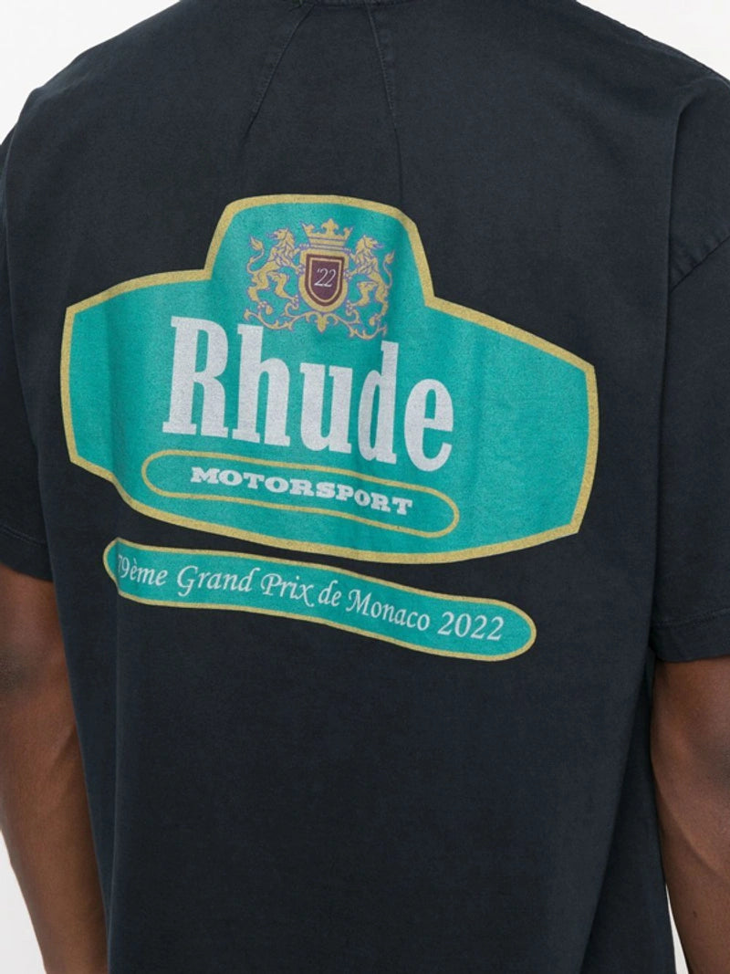 Rhude Motorsport T Shirt Dark Navy