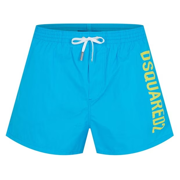 Dsquared2 Logo Swim Shorts Bright Blue