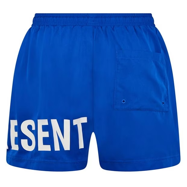 Represent Logo Swim Shorts Blue