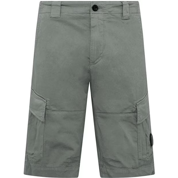 CP Company Lens Cargo Shorts Green