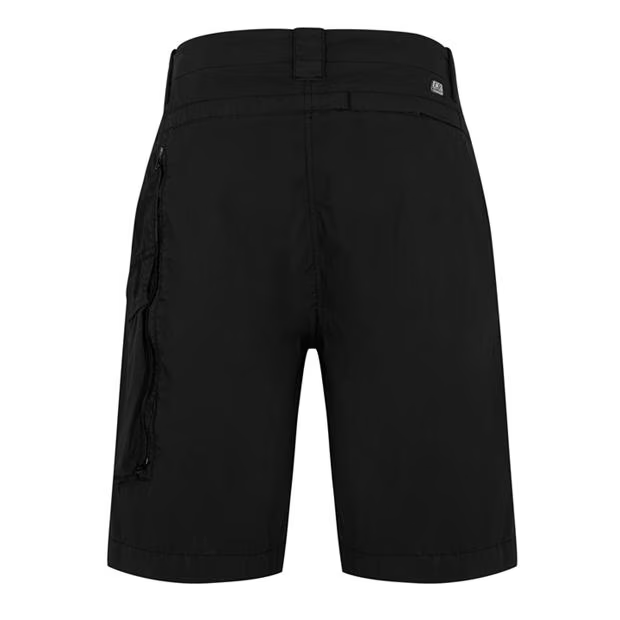 CP Company Lens Cargo Shorts Black