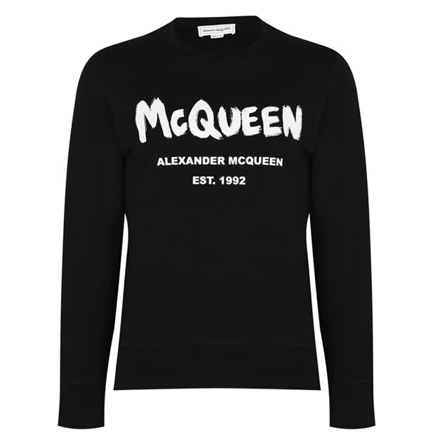 Alexander Mcqueen Logo Jumper Black