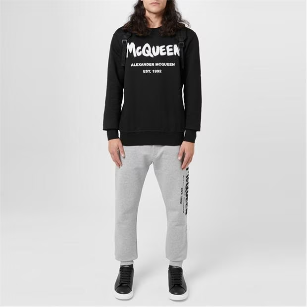 Alexander Mcqueen Logo Jumper Black