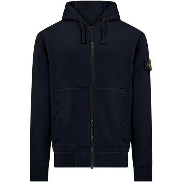 Stone Island Zip Hoodie Navy