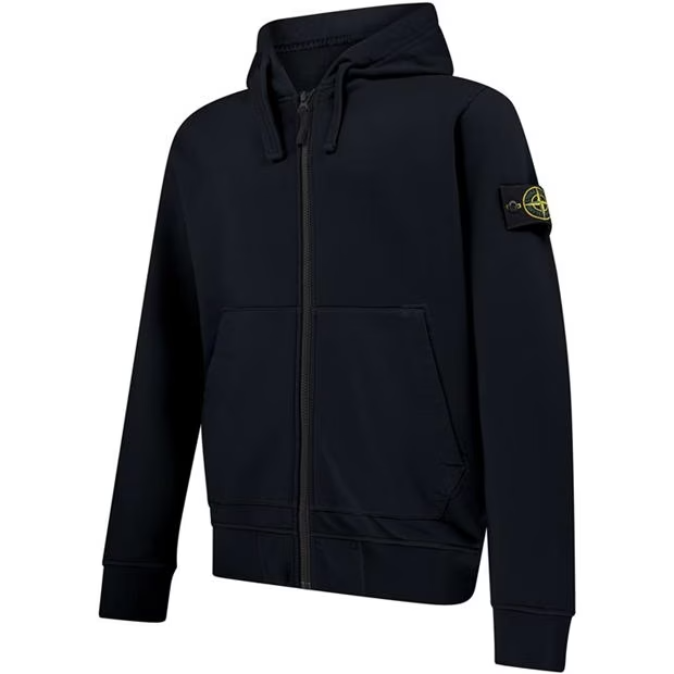 Stone Island Zip Hoodie Navy