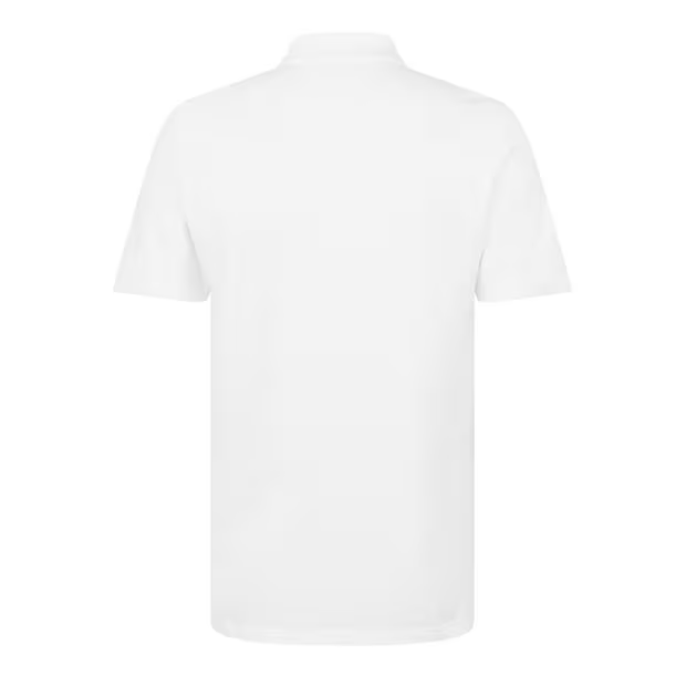 Casablanca Logo Piqué Polo Shirt White