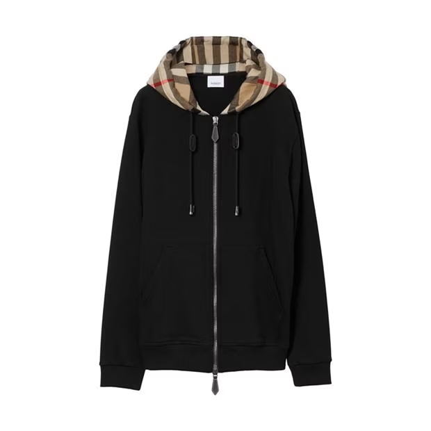 Burberry Samuel Zip Hoodie Black