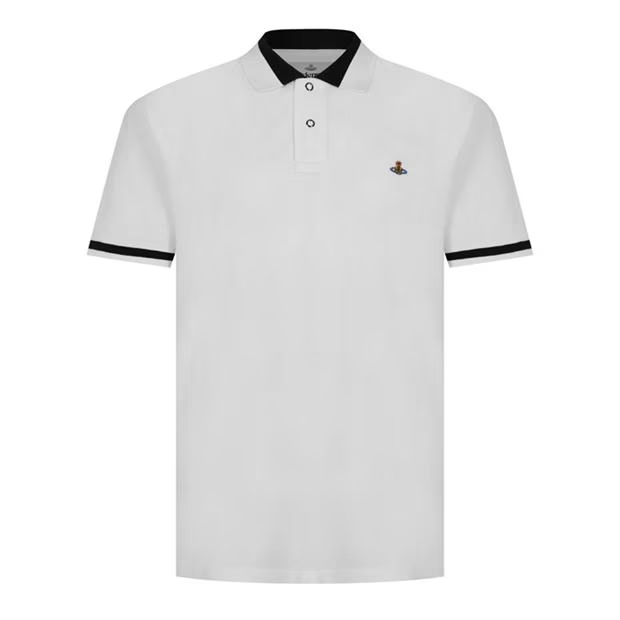 Vivienne Westwood Logo Polo Shirt White