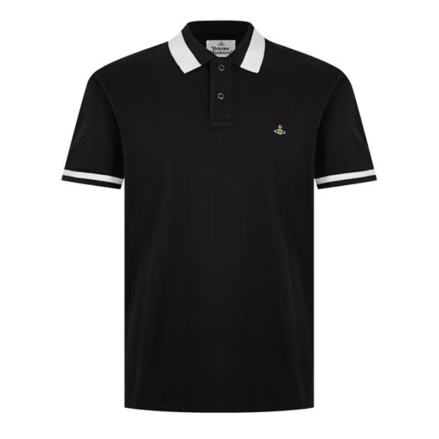 Vivienne Westwood Logo Polo Shirt Black