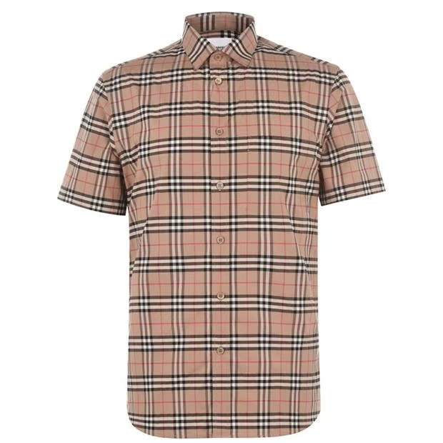 Burberry Check Short Sleeve Shirt