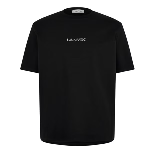 Lanvin Logo T Shirt Black