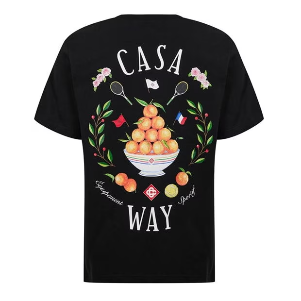 Casablanca Casa Way T Shirt Black