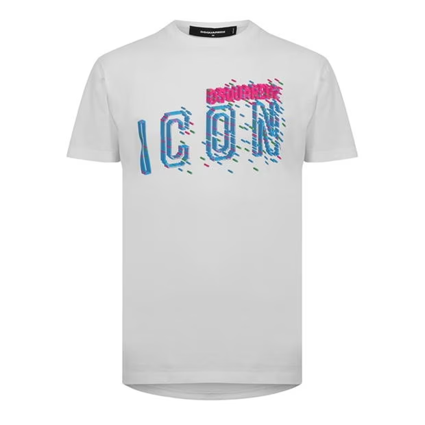 DSquared2 Icon Pixal T-Shirt White