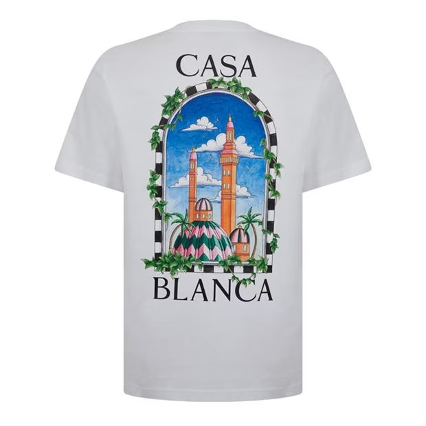 Casablanca Casa Dama T Shirt White