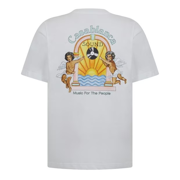 Casablanca Casa De Musique T Shirt White