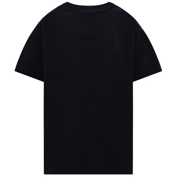 Stone Island Camo Print T Shirt Black