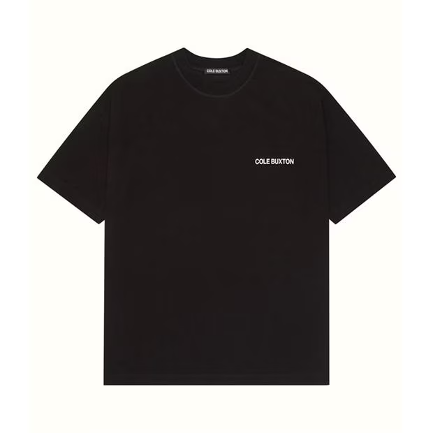 Cole Buxton Logo T Shirt Black