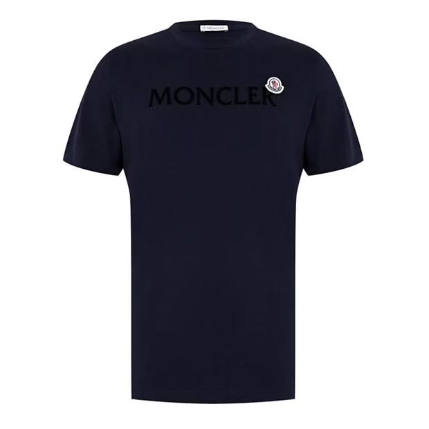 Moncler Logo T-Shirt Navy