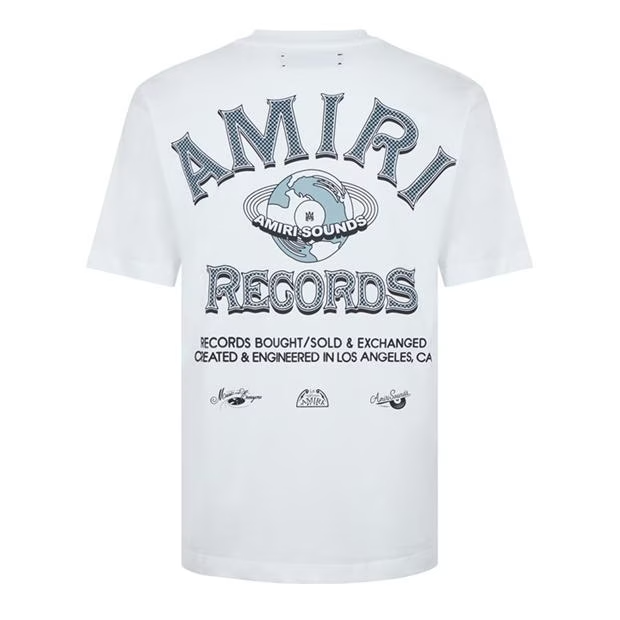 Amiri Record T Shirt White