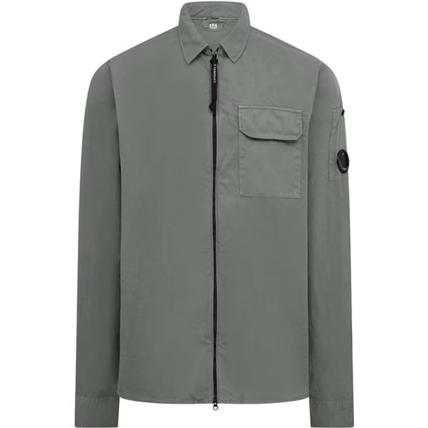 CP Company Overshirt Jacket Agave Grn