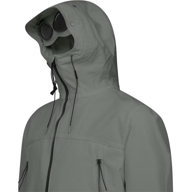 CP COMPANY Google Soft Shell Jacket Grey