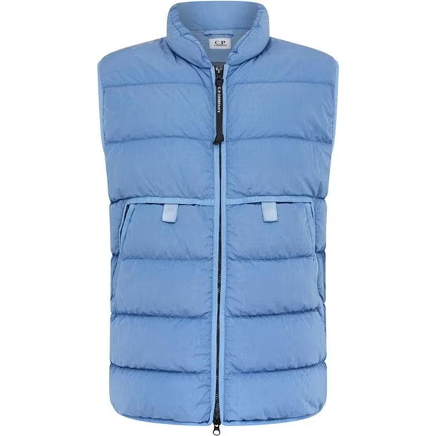 CP COMPANY Chrome Lens Vest Sky Blue