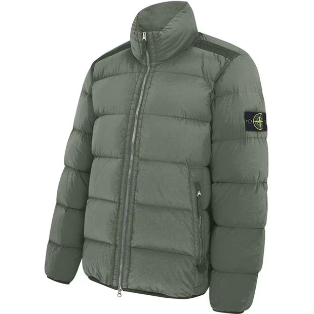 Stone Island Tunnel Down Jacket Salvia