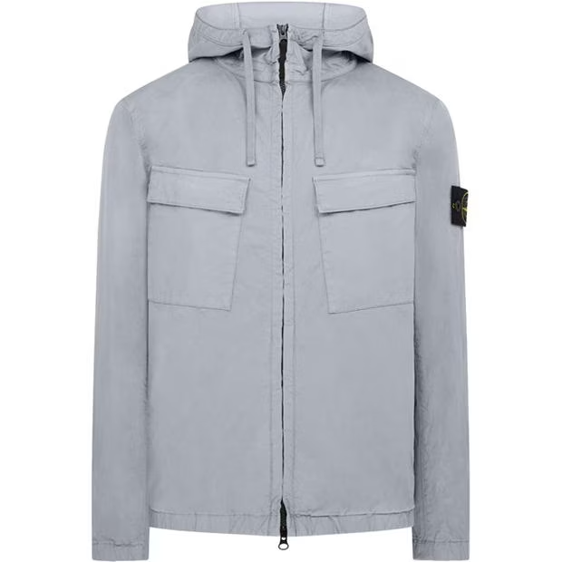 Stone Island Hooded Overshirt Sky