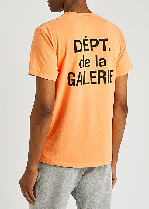 Gallery Dept French Logo T Shirt Orange