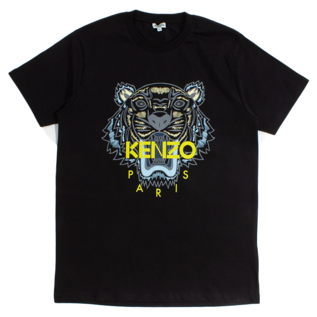 Kenzo Tiger T Shirt Black/yellow