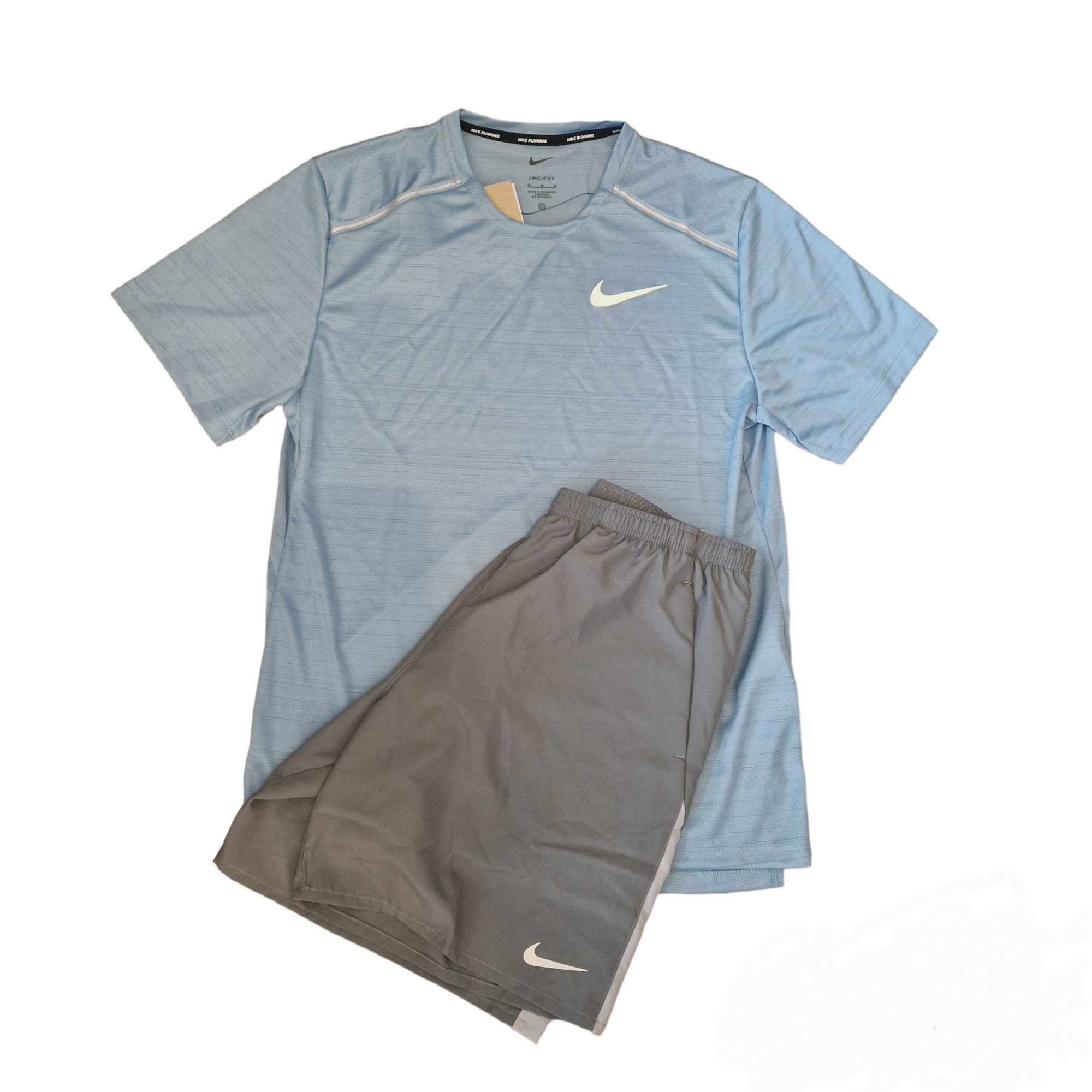 Nike Dri Fit Shorts Set Worn Blue