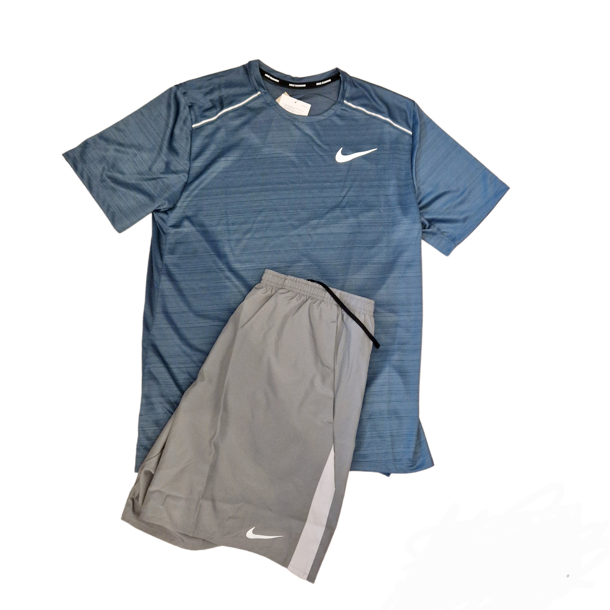 Nike Dri Fit Shorts Set Thunder Blue