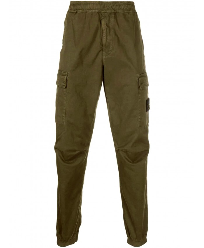 Stone Island Cuffed Cargo Pants Khaki