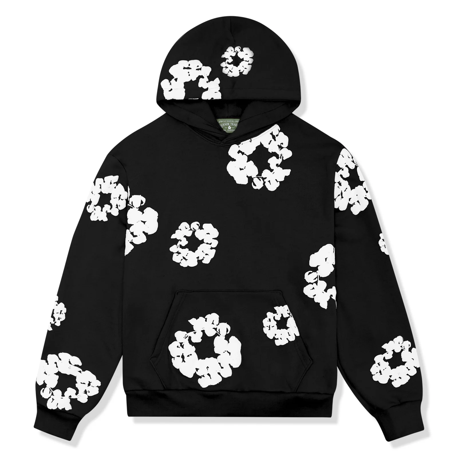 Denim Tears The Cotton Wreath Hoodie Black