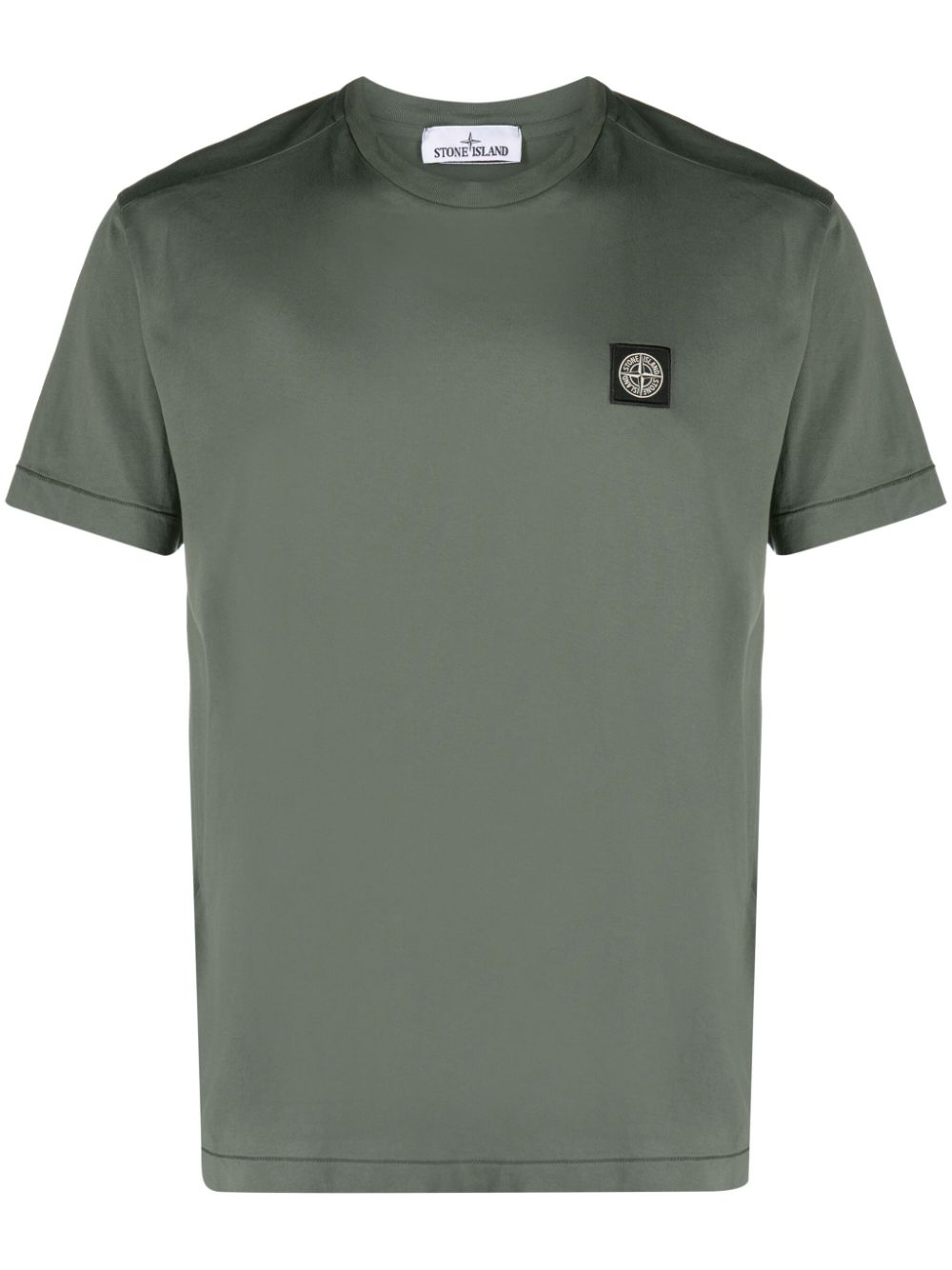 Stone Island Patch T Shirt Muschio Green