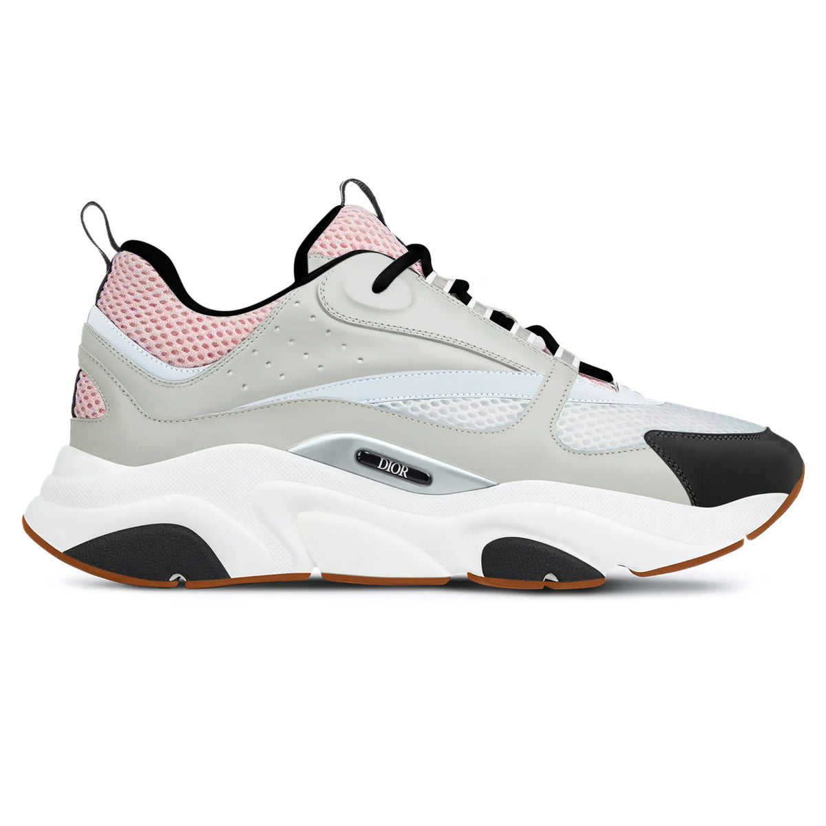 Dior B22 White Pink Trainers (Lightly Worn)