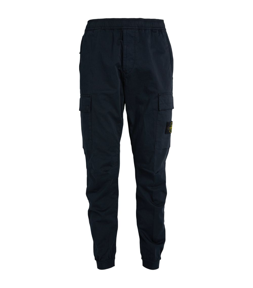 Stone Island Cuffed Cargo Pants Navy