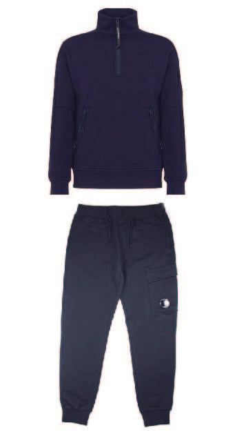 CP Company Half Zip Full Tracksuit Navy