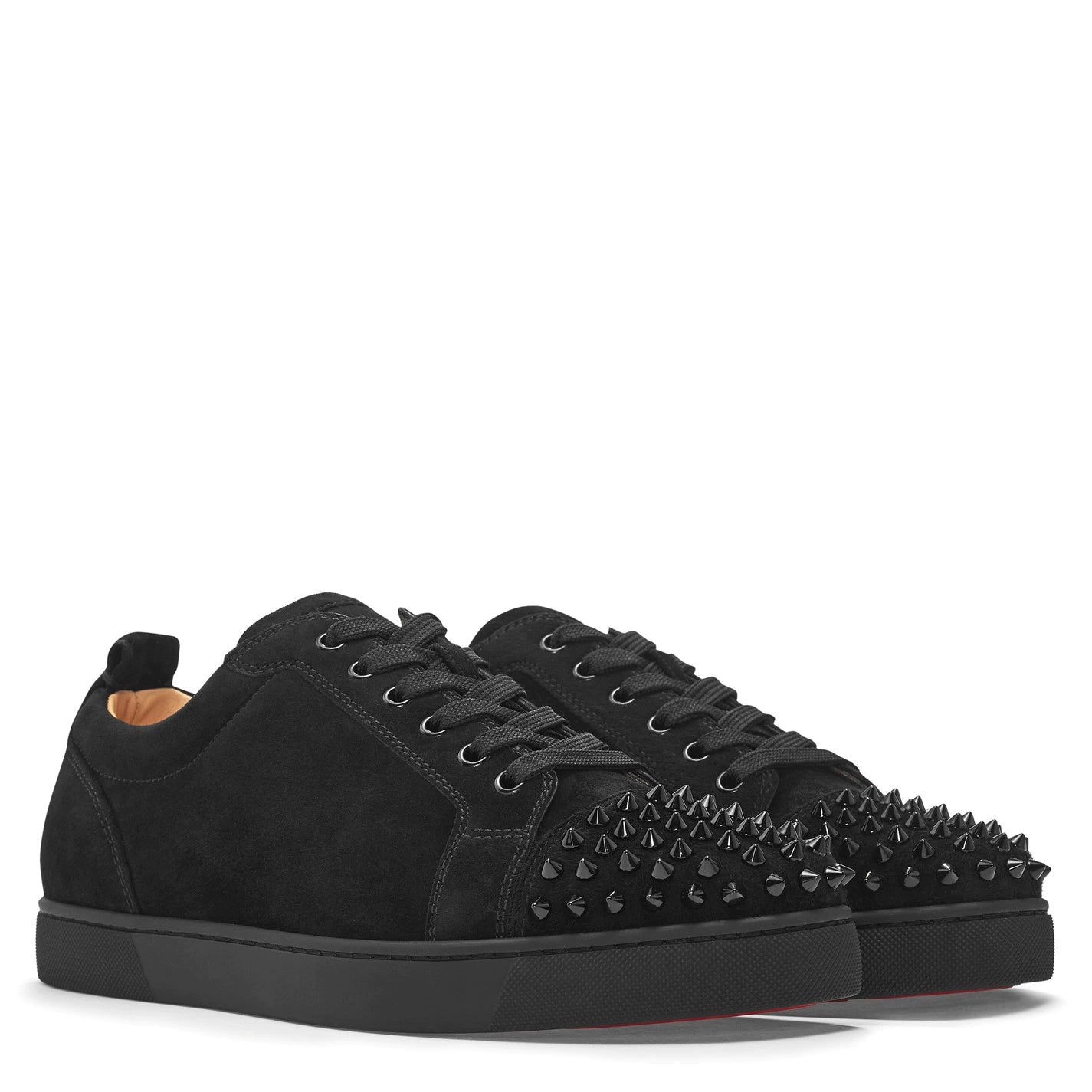 Christian Louboutin Spikes Suede Black