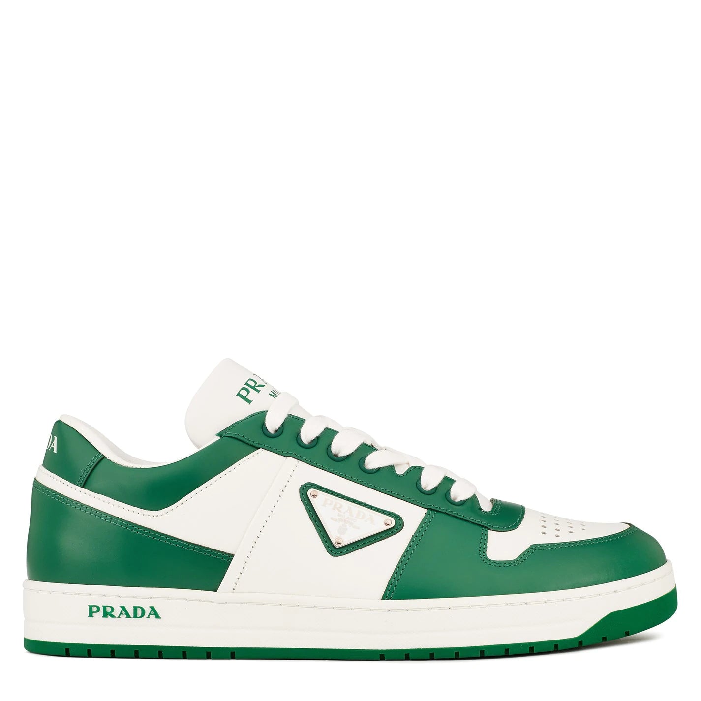 Prada Low Logo Trainers Green