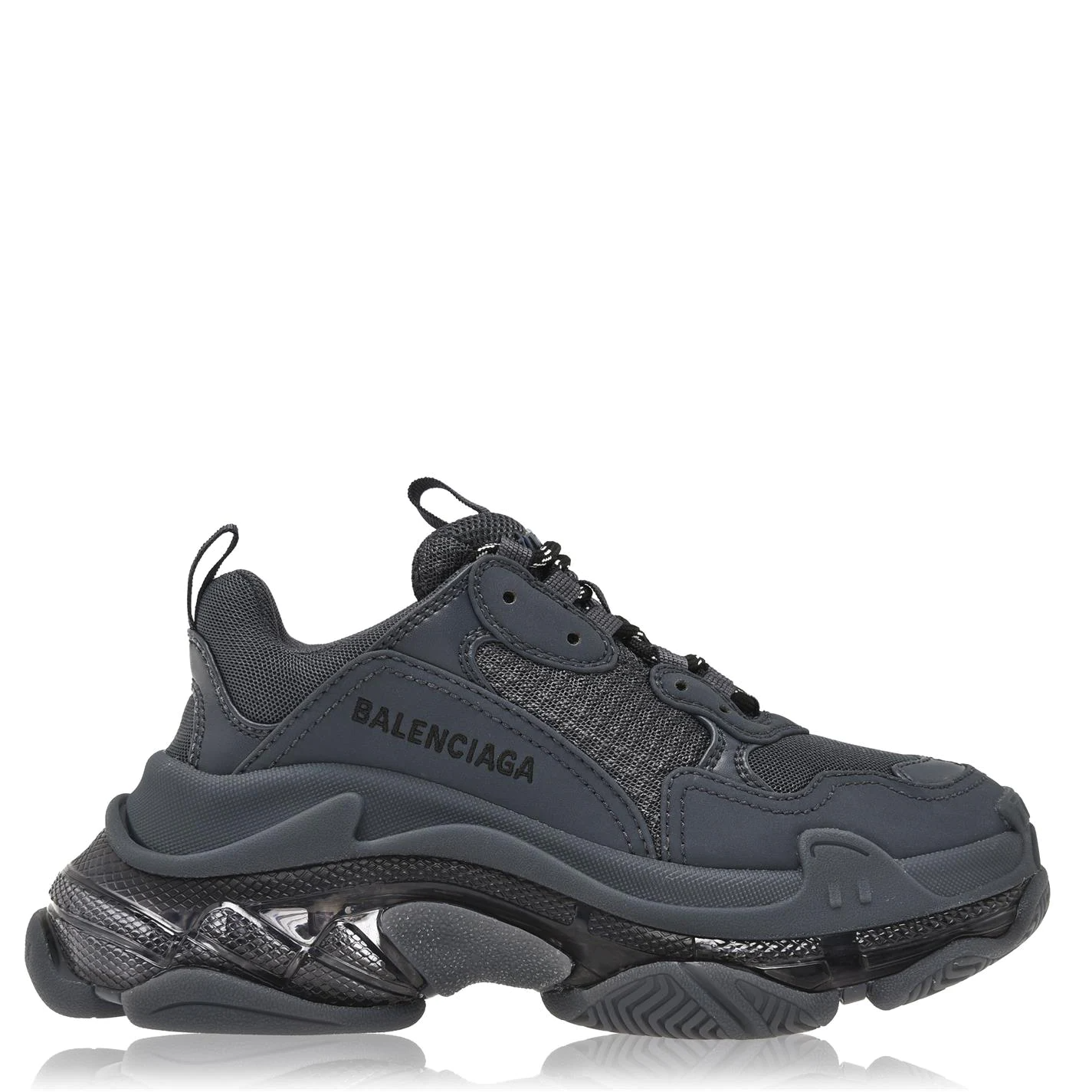 Clear top sole trainers