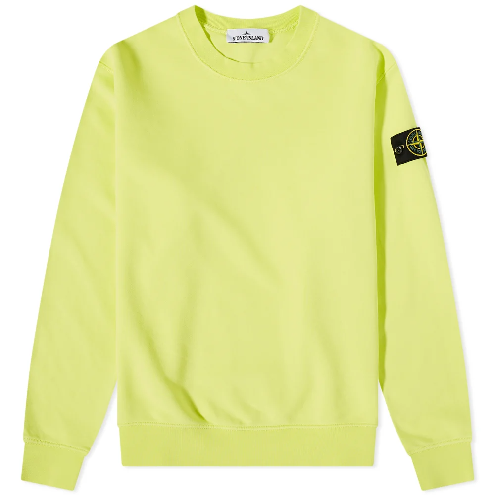 Lime green online stone island jumper