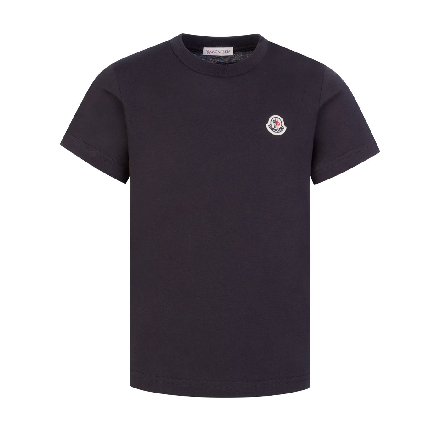 Moncler Chest Logo T Shirt Black