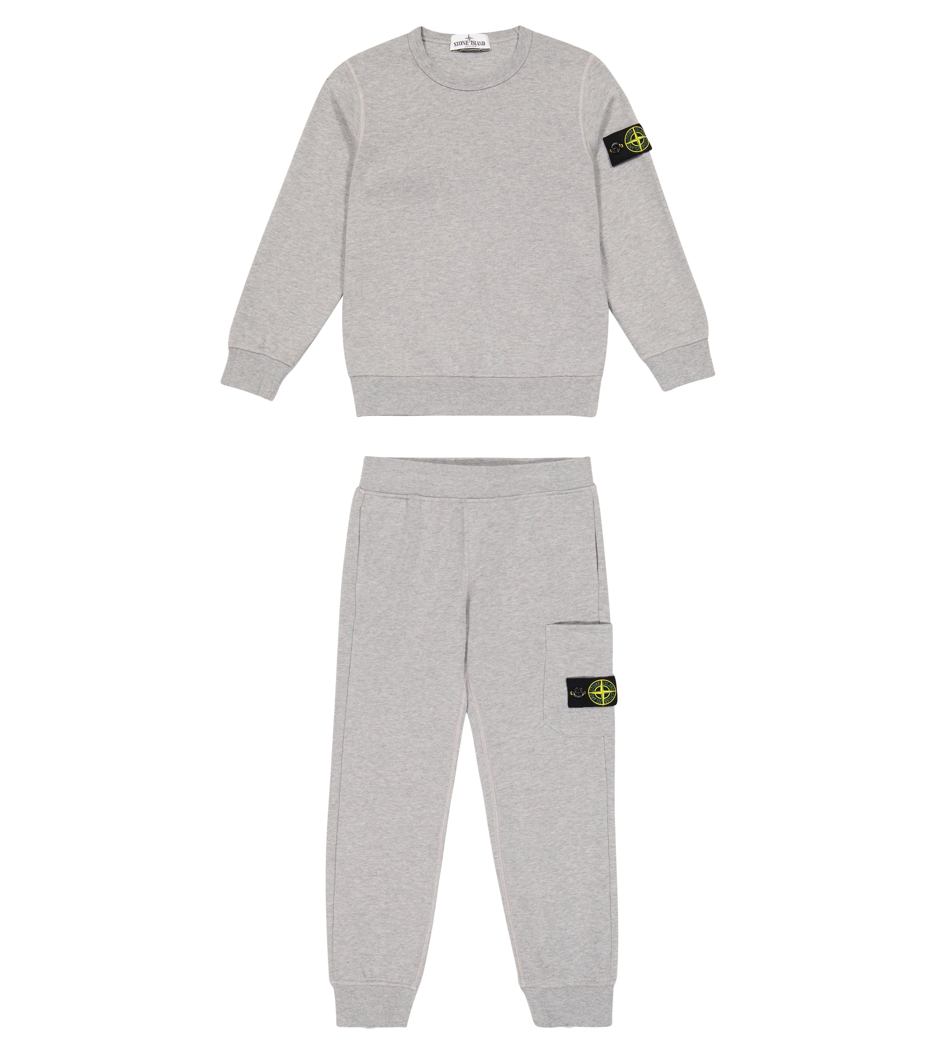 Kids Stone Island Tracksuit Grey