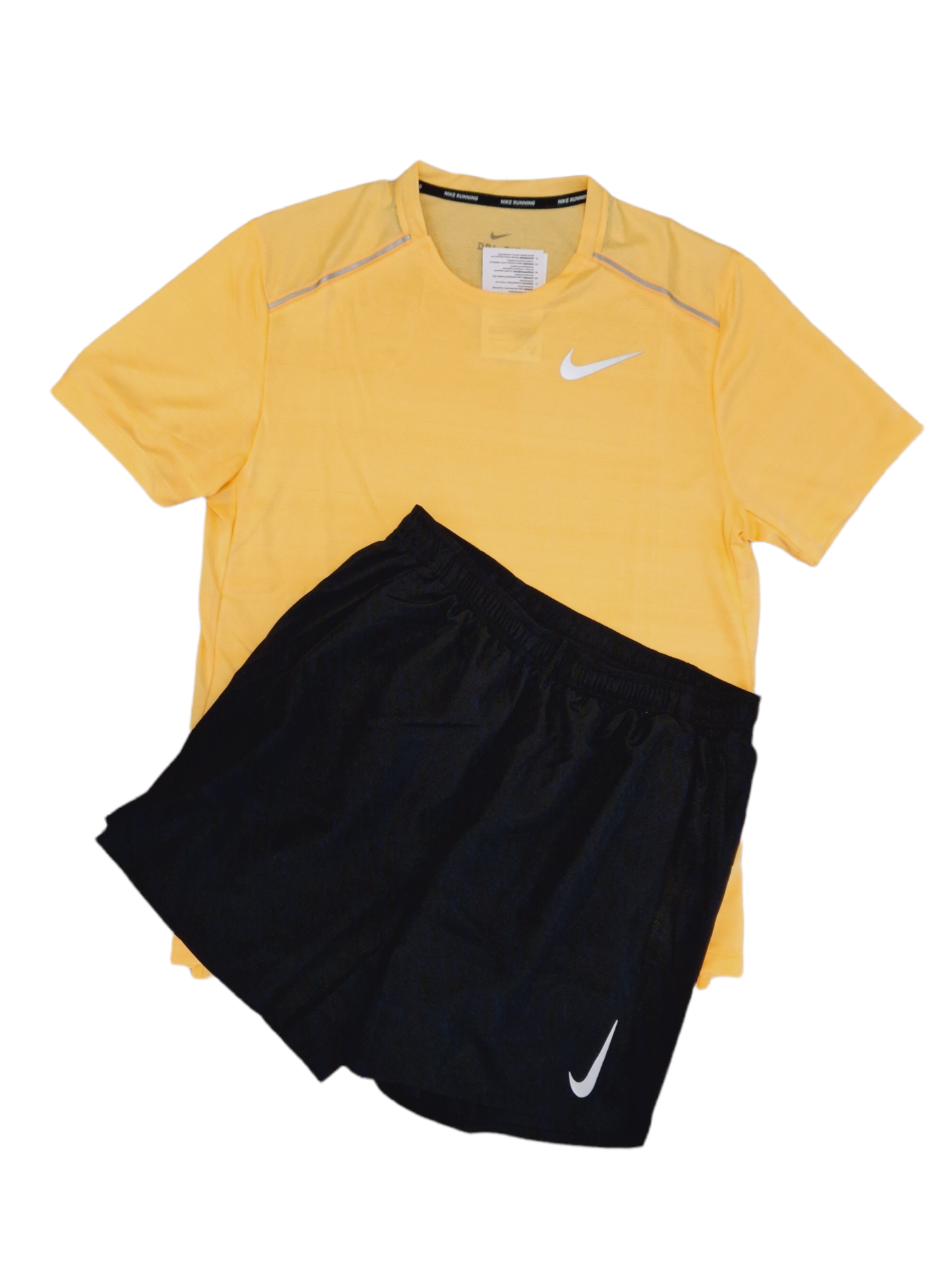 Nike Dri Fit Shorts Set Yellow/Black
