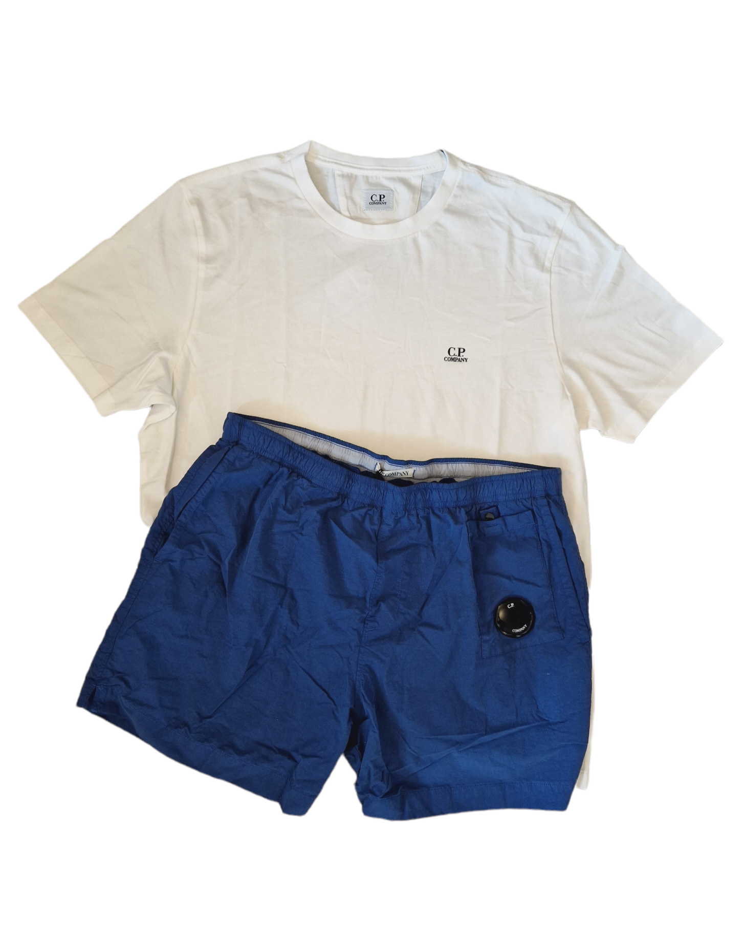 CP Company Shorts Set Blue/White