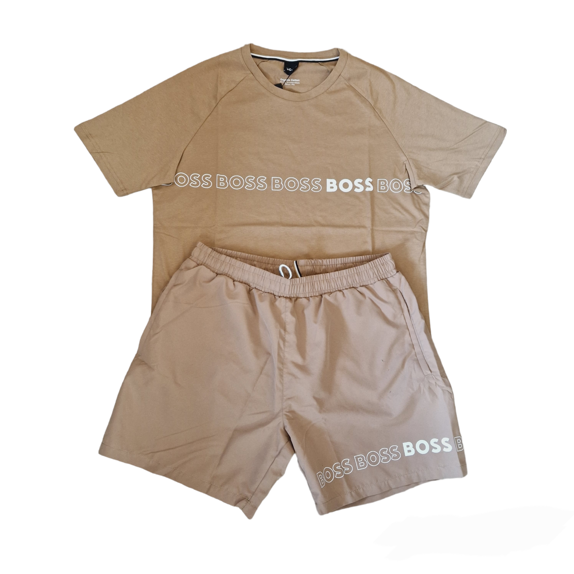 Hugo Boss Shorts Set Beige