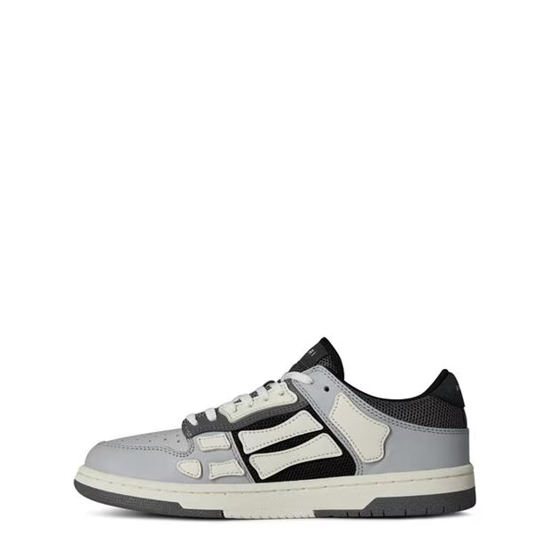 AMIRI SKELETON TOP LOW TRAINERS BLACK/Grey