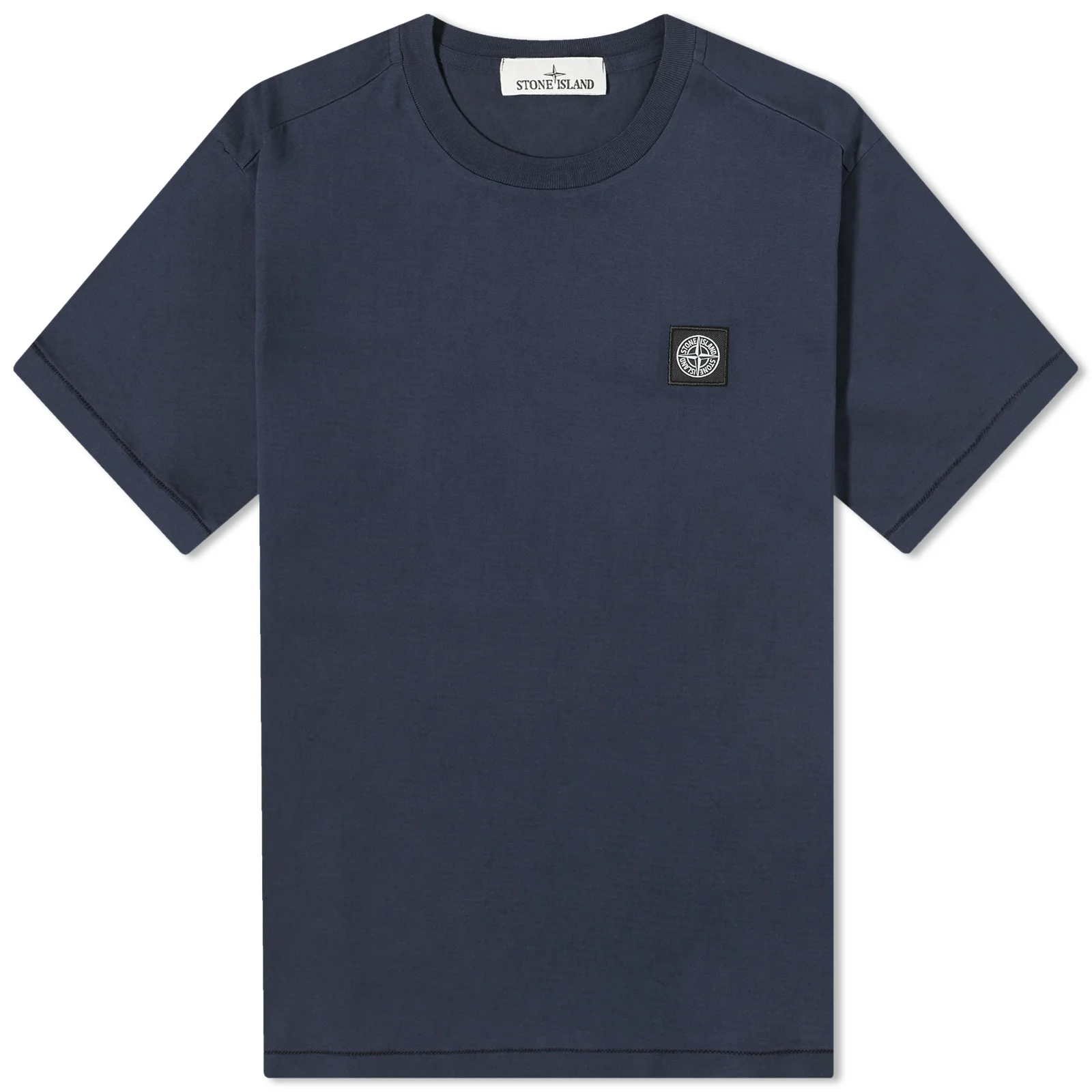 Stone Island Patch T Shirt Navy