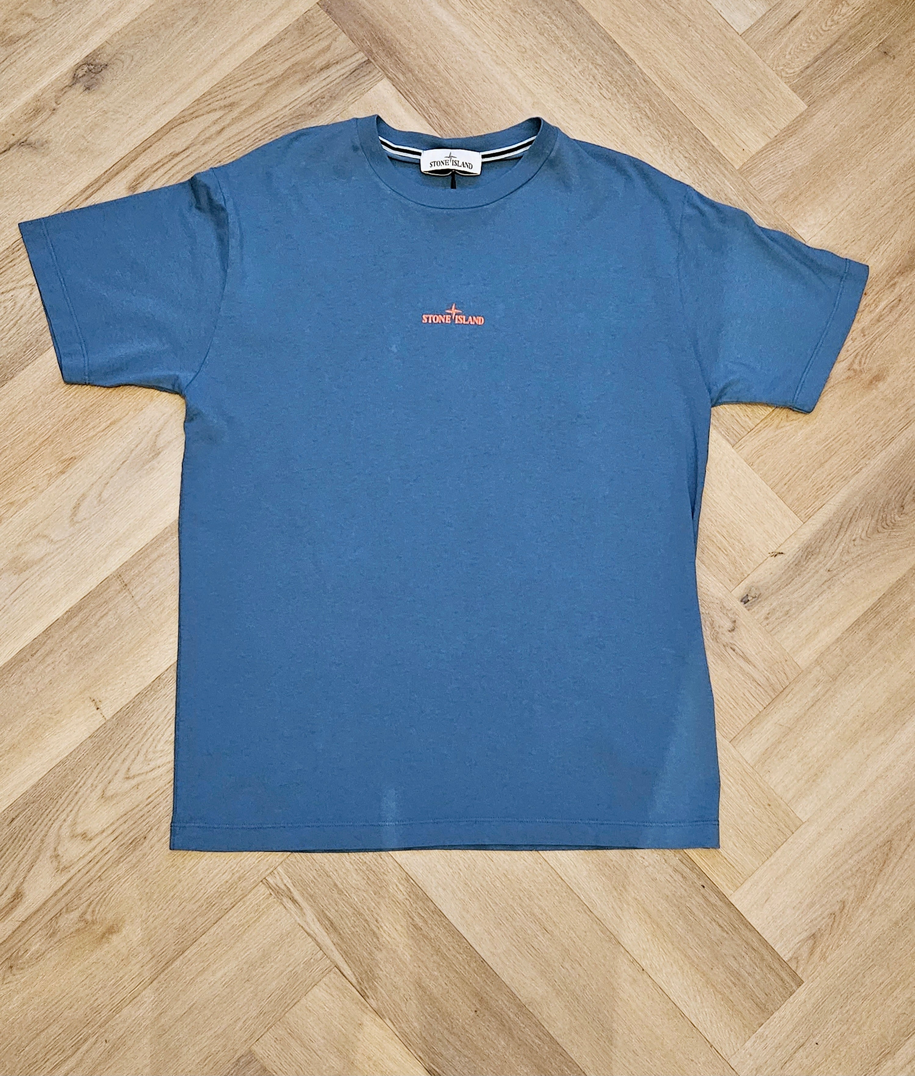 Stone Island Graphic T Shirt Sugar Blue